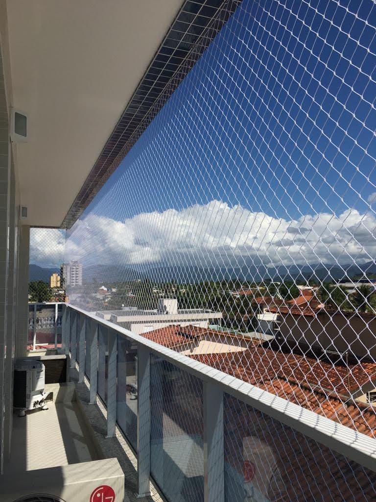 Rede de proteção para sacada